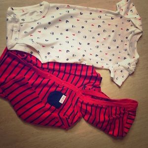 Carter’s 2 piece Ahoy! Jacket & Boat Onesie
